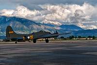 "MEMPHIS BELLE" WITH MT.TIMPANOGOS, UT.